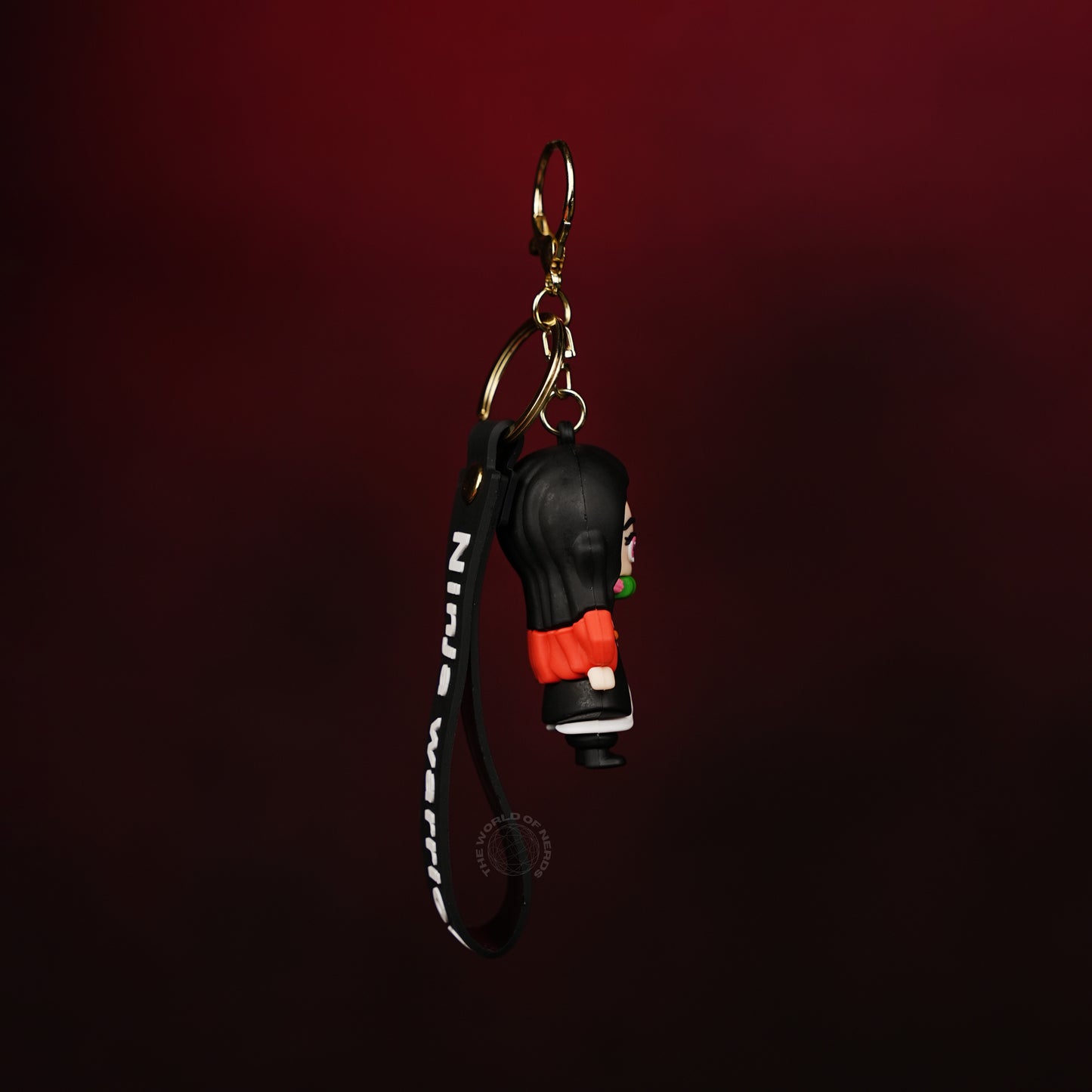 Nezuko Kamado Minimal Chibi Anime Keychain