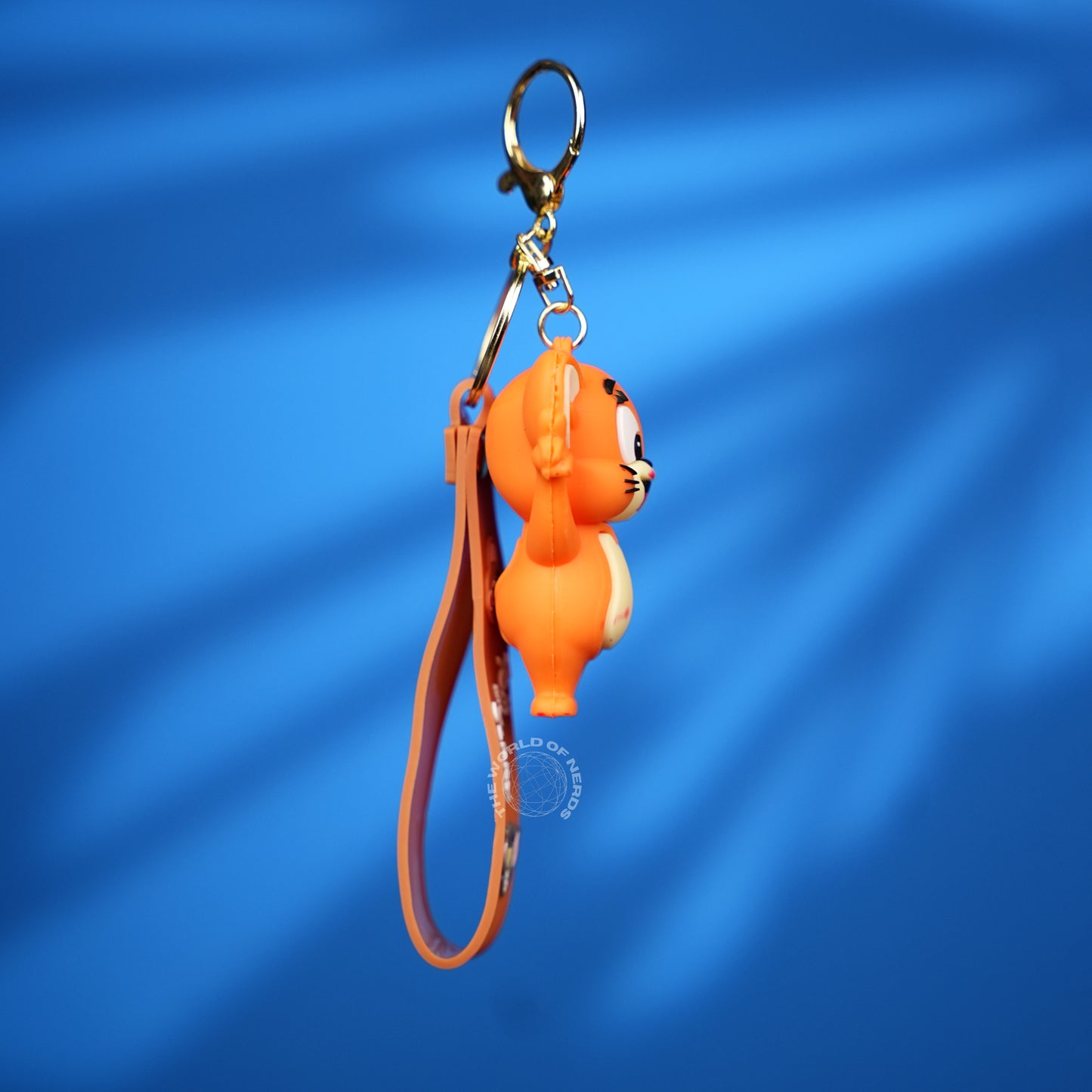 Jerry Waving Cartoon Strap Keychain