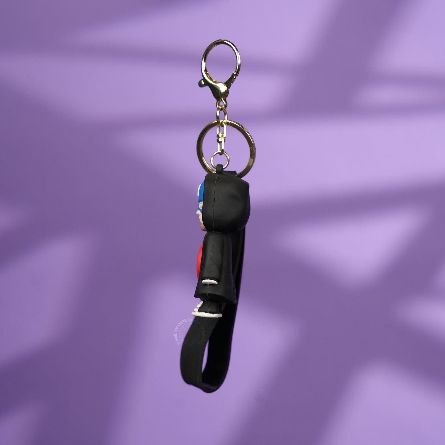 Captain America Black Coat Strap Keychain