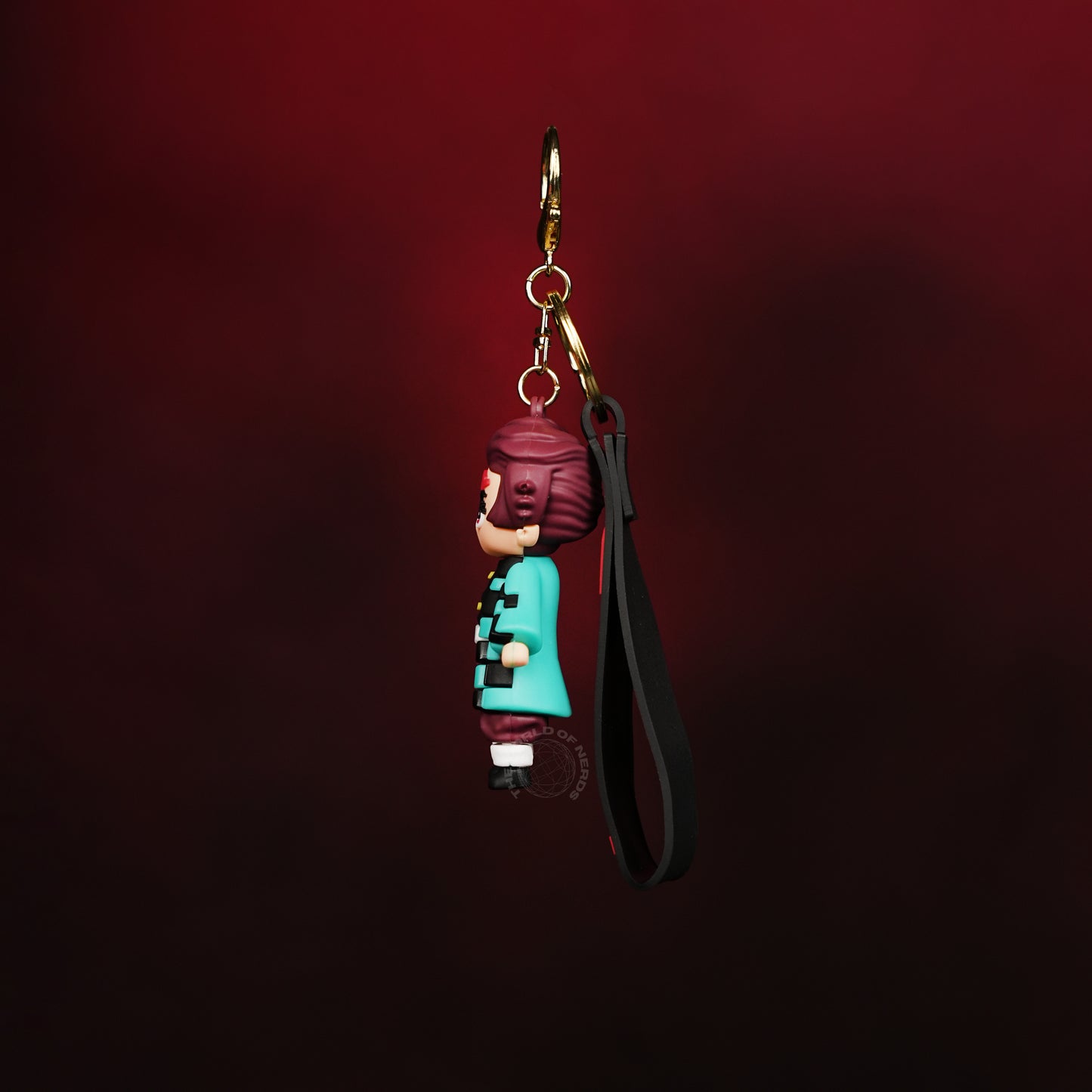 Tanjiro Kamado Classic Warrior Chibi Keychain