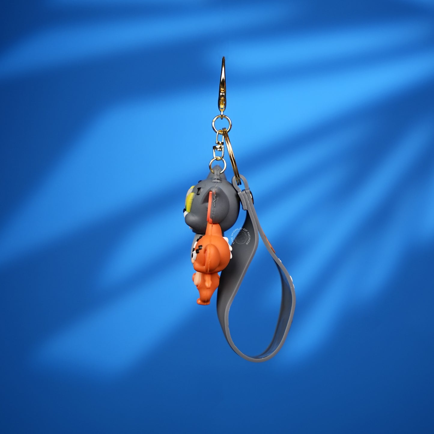 Tom & Jerry Waving Duo Strap Keychain