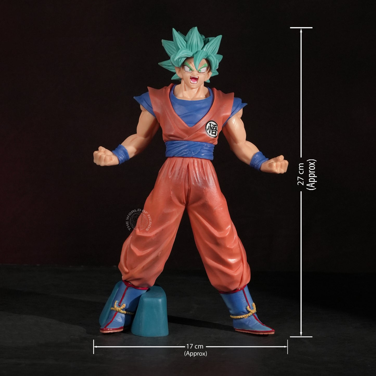 GOKU – SUPER SAIYAN BLUE (BATTLE FORM ACTION FIGURE) - The World Of Nerds