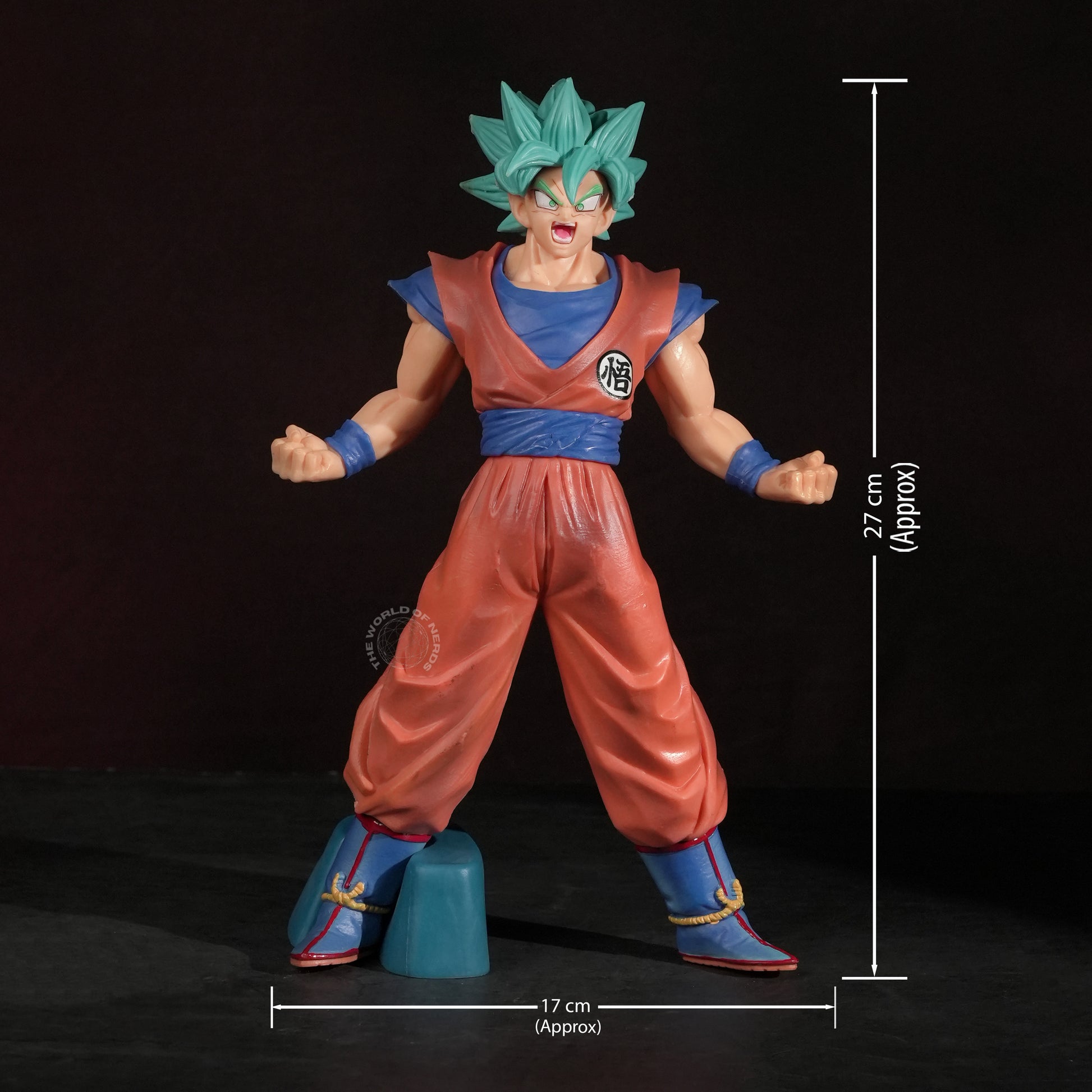 GOKU – SUPER SAIYAN BLUE (BATTLE FORM ACTION FIGURE) - The World Of Nerds