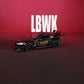 Toyota Supra LBWK Black Model Car - 1:22 Scale Diecast