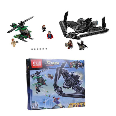 JISI BRICKS JUSTICE LEAGUE BUILDING BLOCKS SET - 518+ PCS SUPER HEROES - 2
