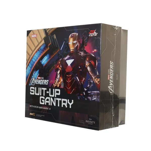 Iron Man Mark 6 Armor with Suit-Up Gantry 1:10 Scale – ZD Toys Collectible
