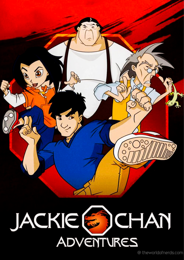 Jackie Chan Adventures Poster A3+ Size – Classic Action Cartoon Wall Art