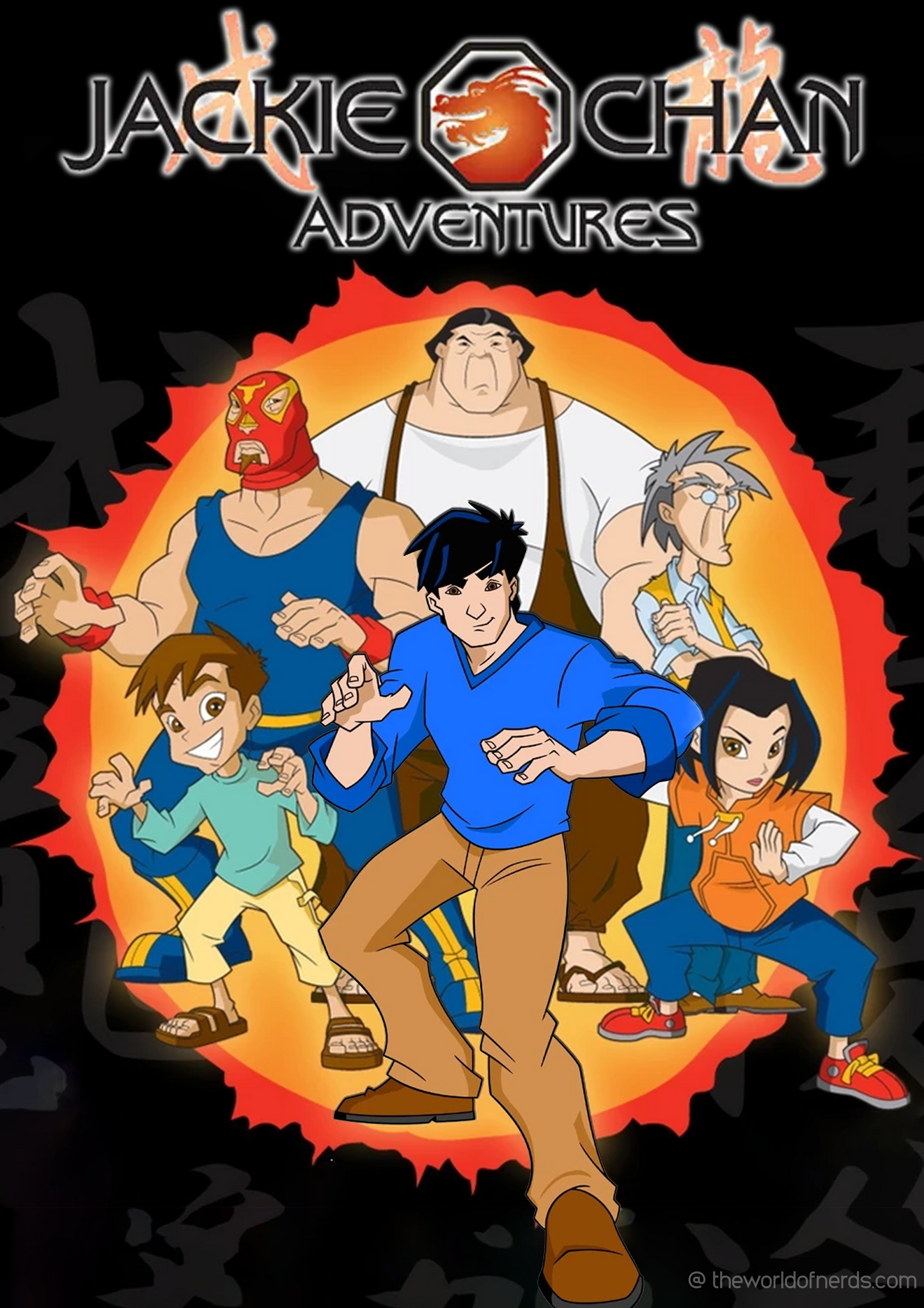 Jackie Chan Adventures Poster A3+ Size - The World Of Nerds