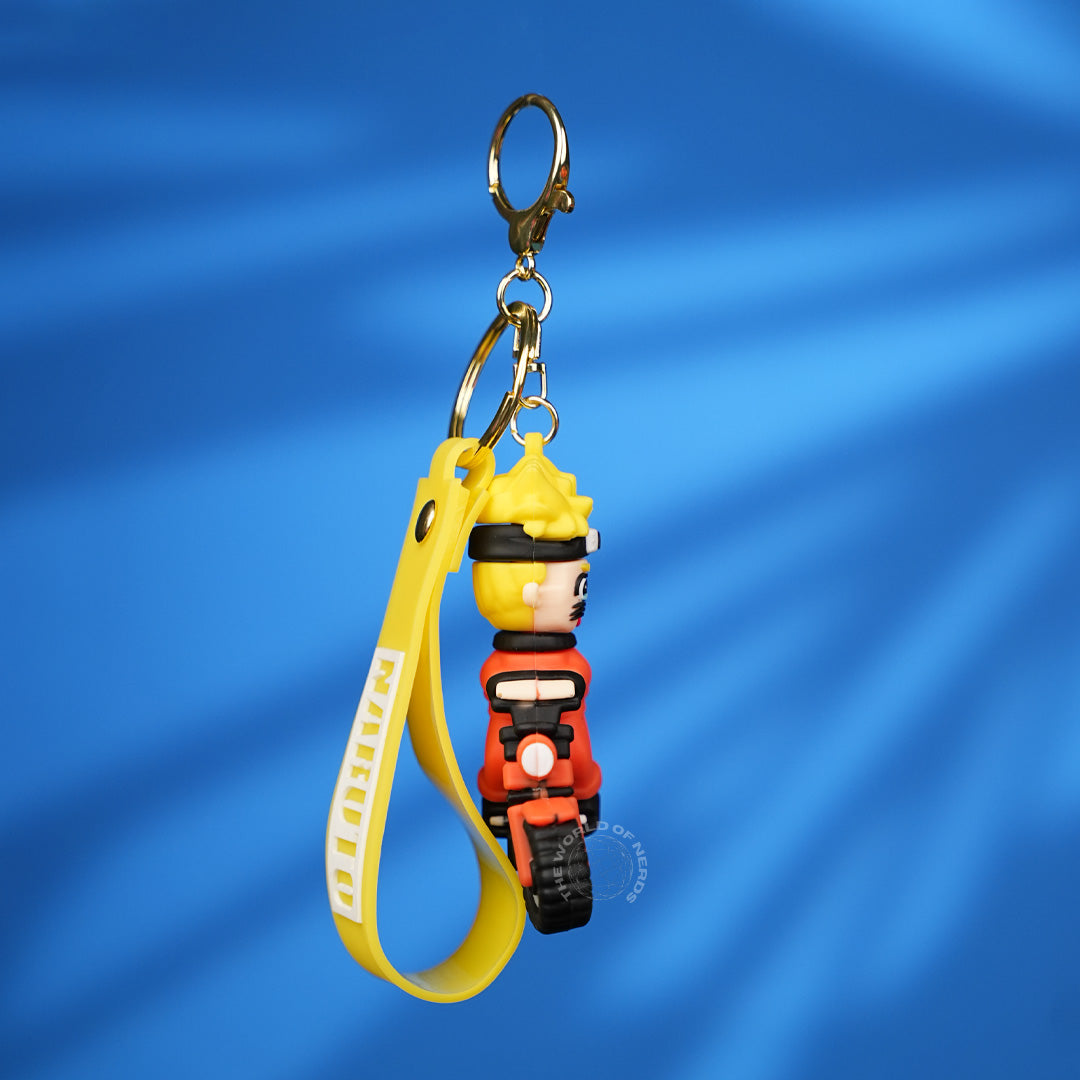 Naruto Uzumaki Bike Ride Keychain