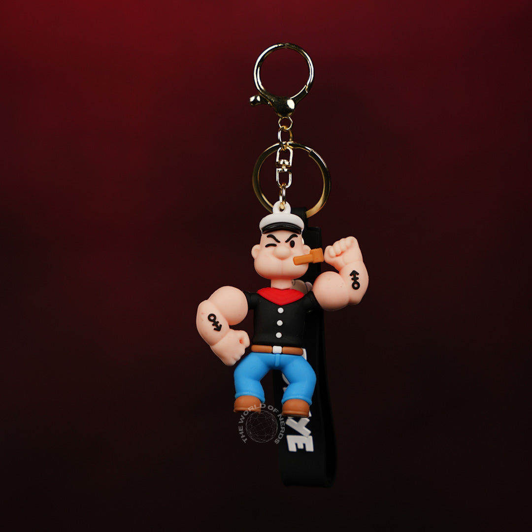 Popeye Cartoon Keychain