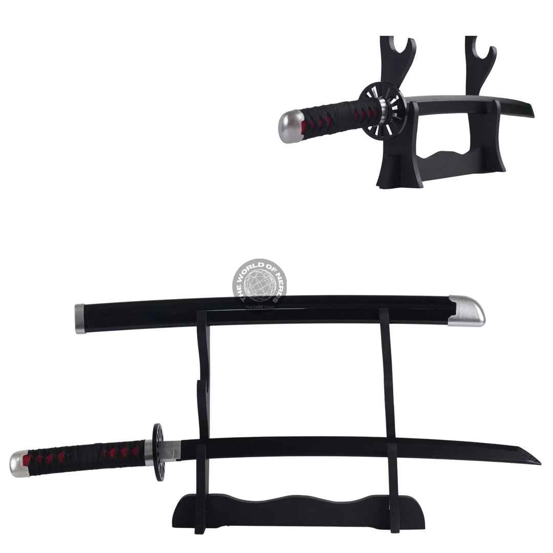 Tanjiro Nichirin Katana - Authentic Wooden Replica from Demon Slayer