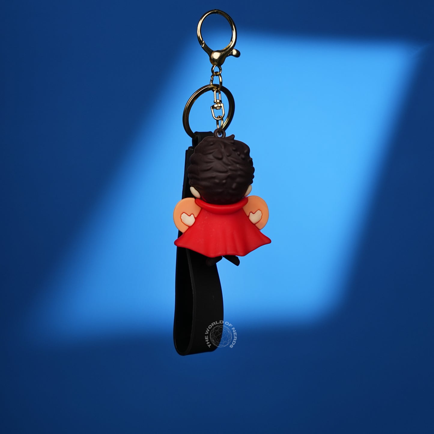 Doctor Strange Chibi 3D Rubber Keychain with “Hero” Strap - The World Of Nerds