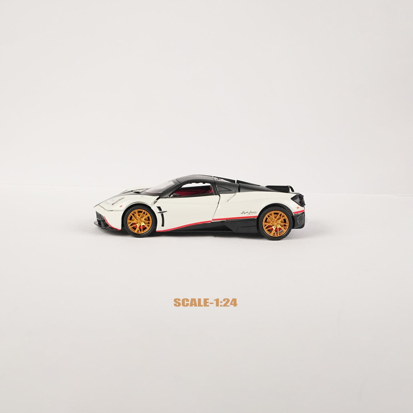 Pagani Hypercar Display Model with Red Interior Detailing
