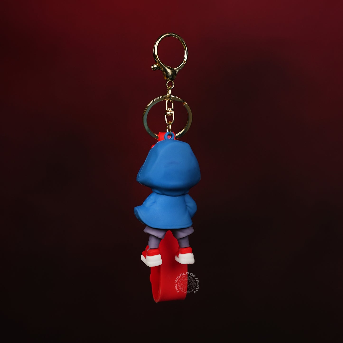 Spider-Man Blue Hoodie Keychain