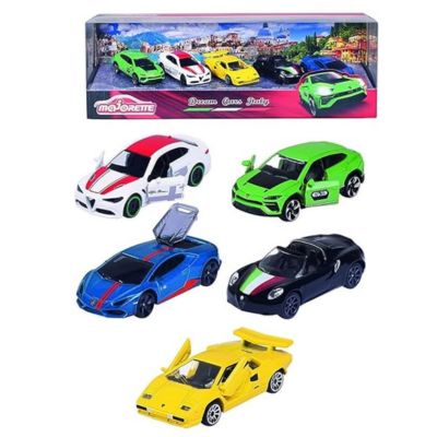 MAJORETTE DREAM CARS ITALY 5 PCS GIFTPACK