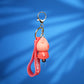 Pink Peppa Pig Lucky Strap Keychain