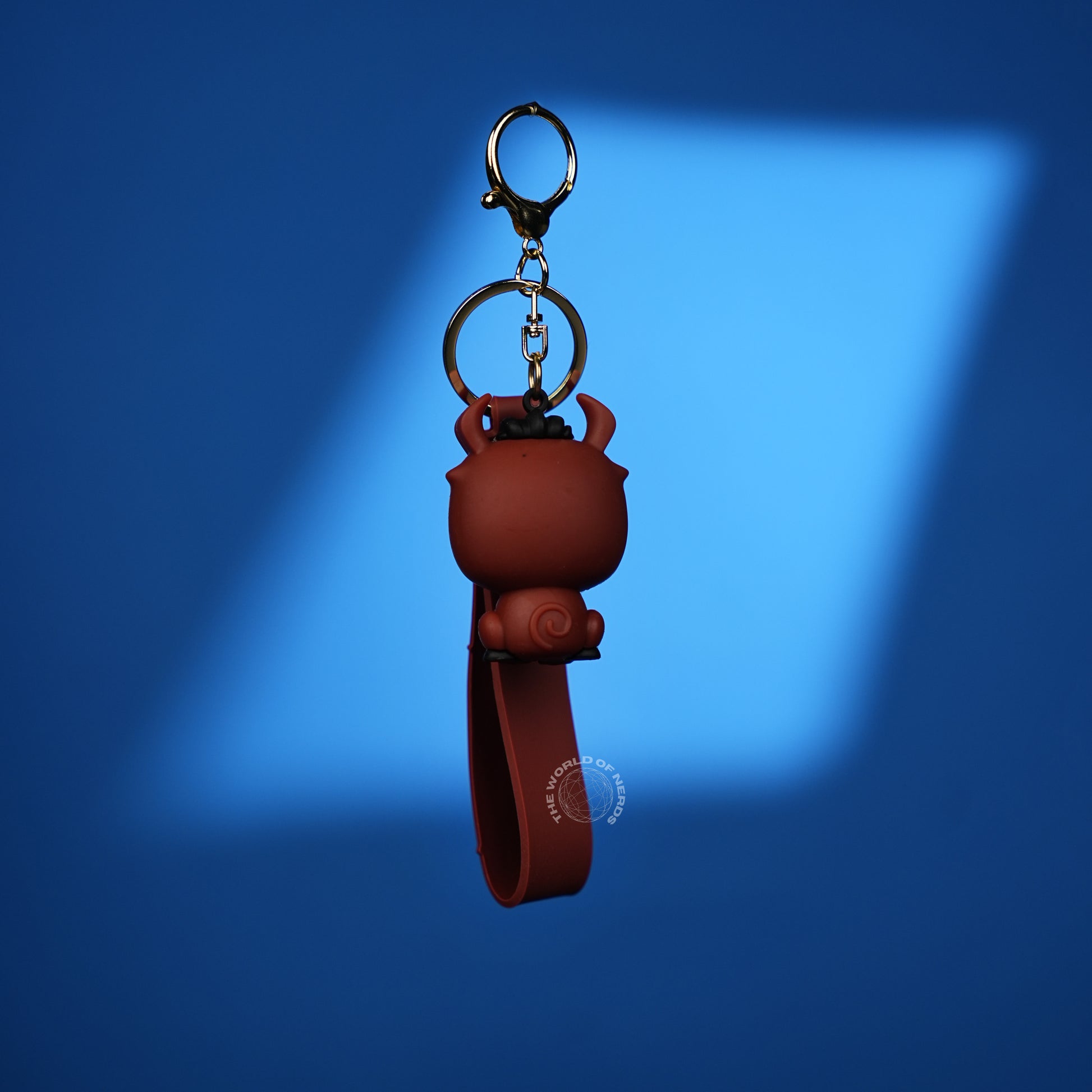 The Lion King Pumbaa 3D Rubber Keychain with “Lion King” Strap - The World Of Nerds