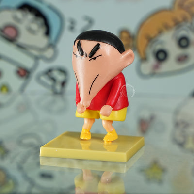 Shinchan Long Nose Funny Face Figure - 2