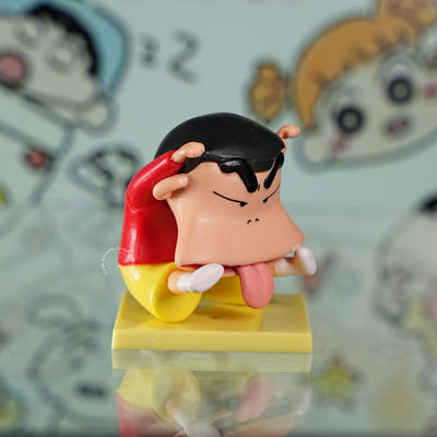 Funny Shinchan Face-Stretch Figurine - 2