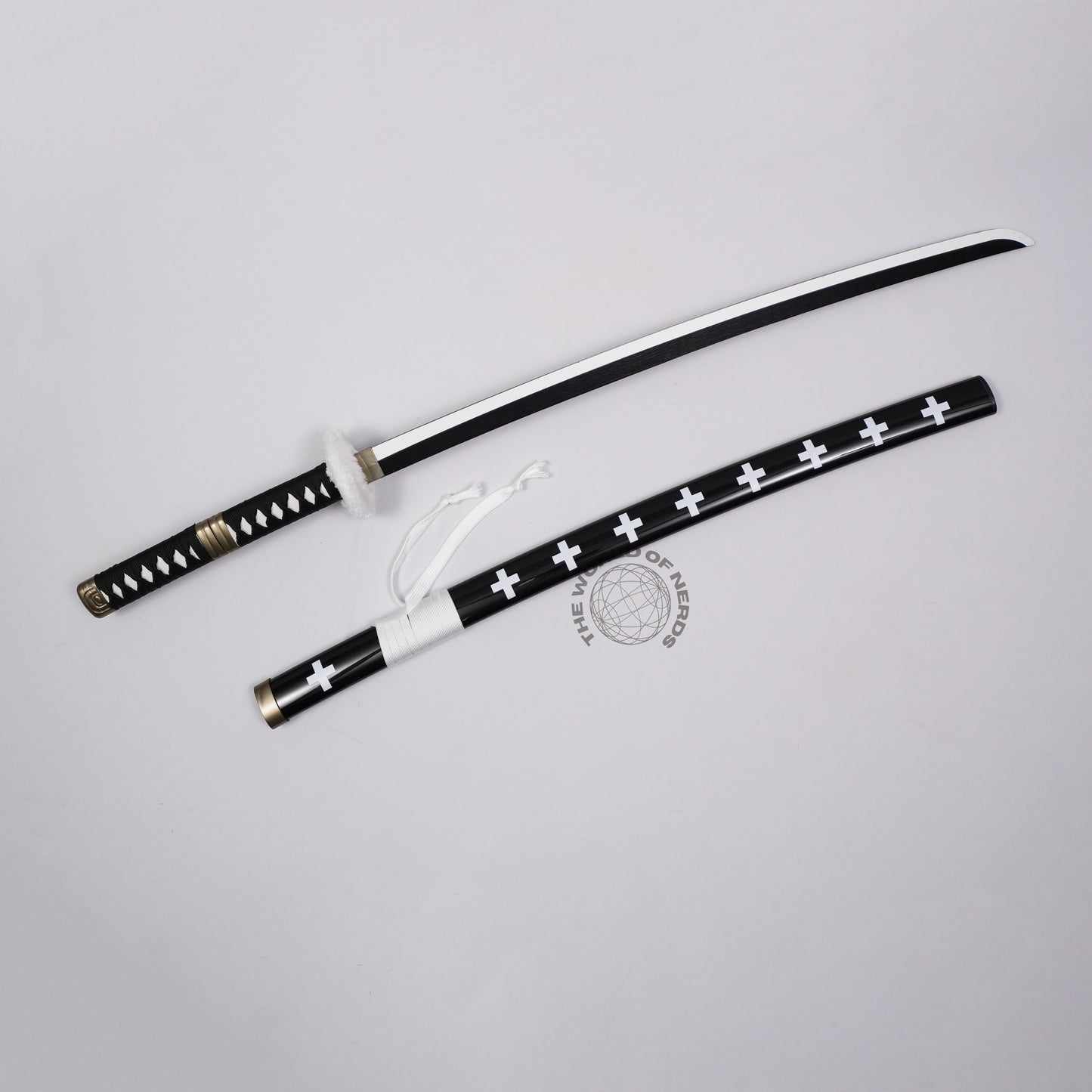 Trafalgar D. Law White Wooden Katana – One Piece Anime Sword