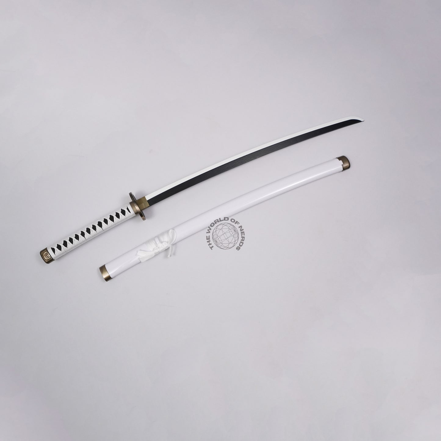 Zoro White Wado Ichimonji Wooden Katana – One Piece Anime Sword