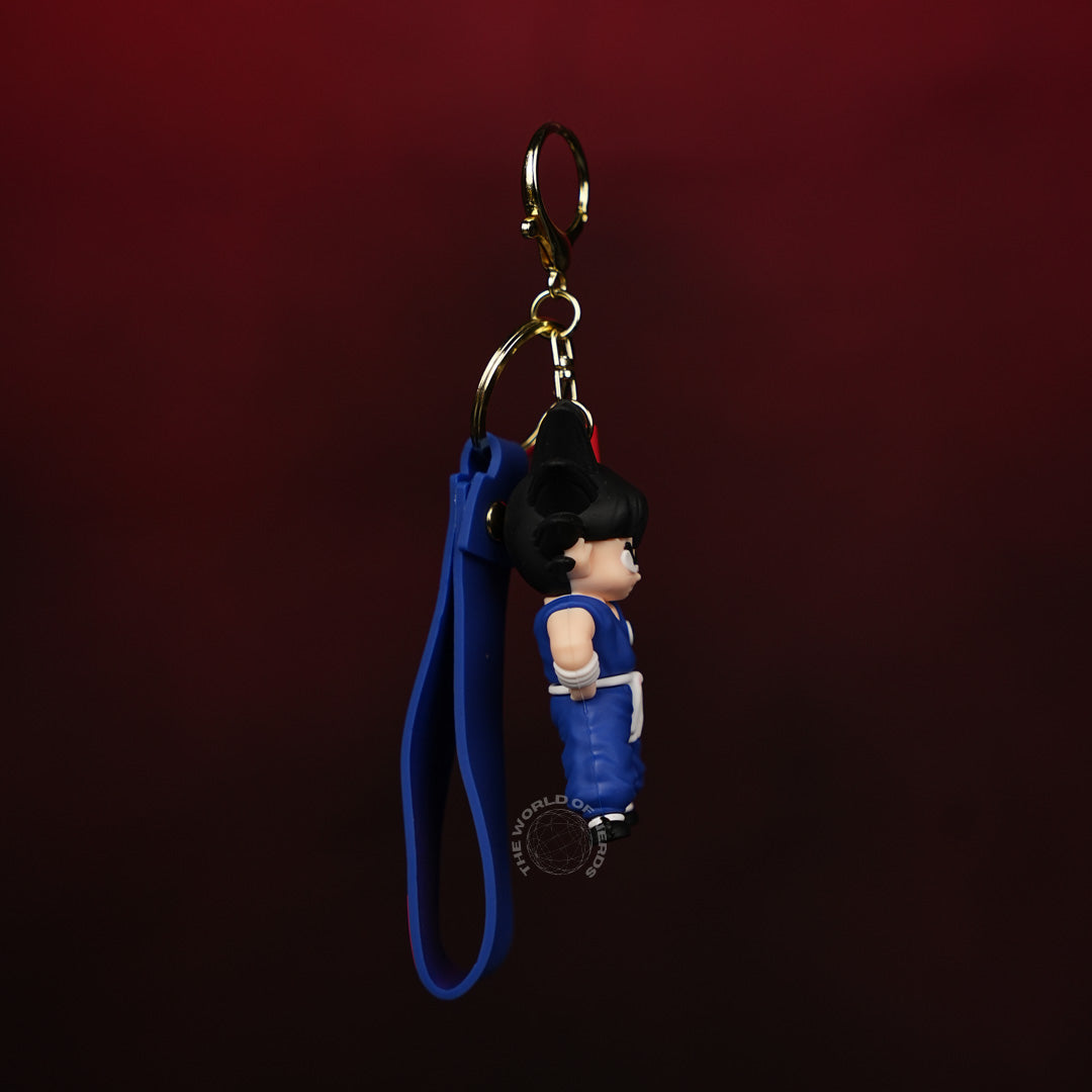 Goku Power Staff  Blue Outfit Keychain