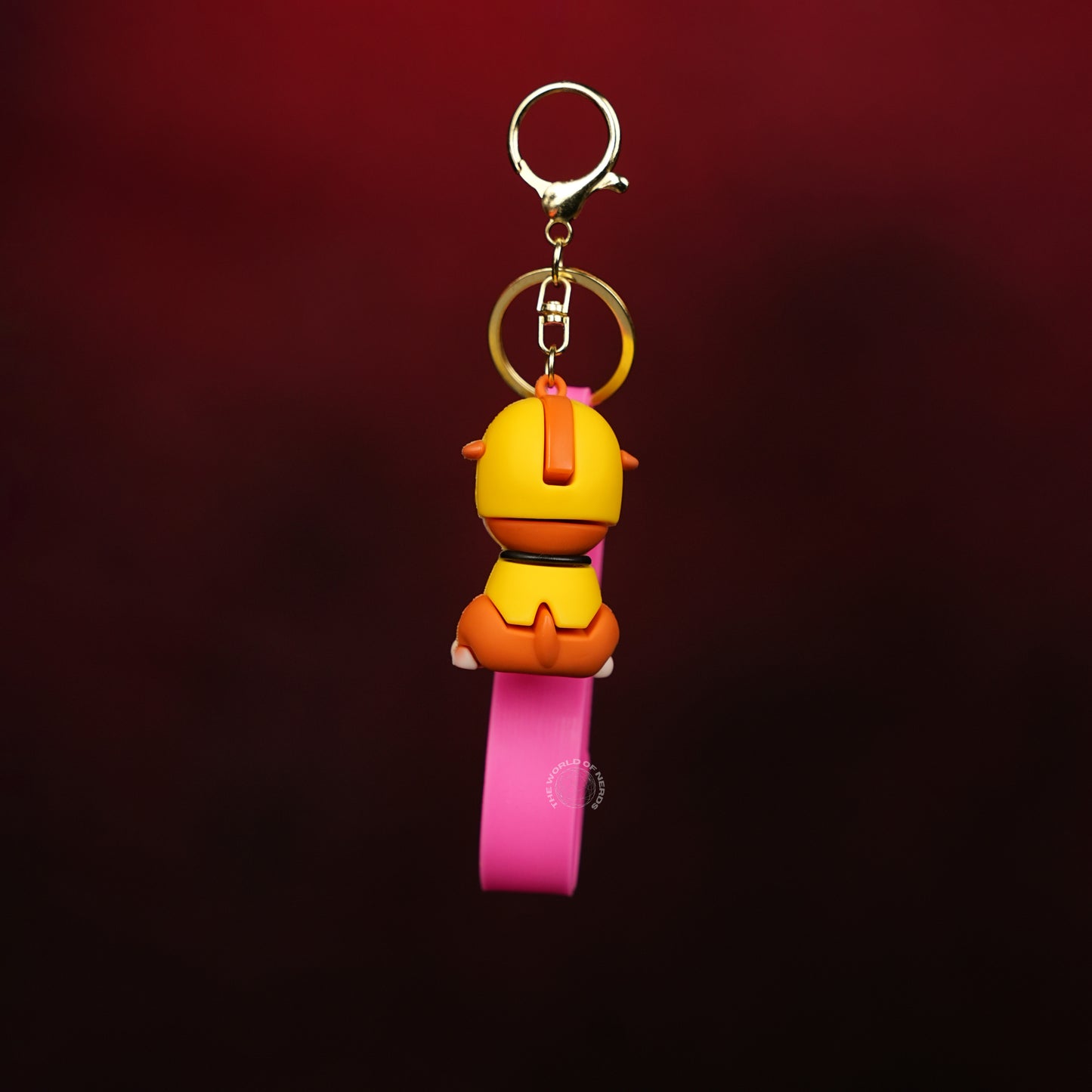 Rubble Paw Patrol Construction Pup Keychain