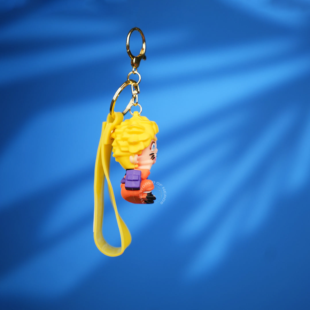 Naruto Uzumaki Happy Chibi Strap Keychain