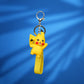 Pikachu Jumping Pose Pokémon Strap Keychain