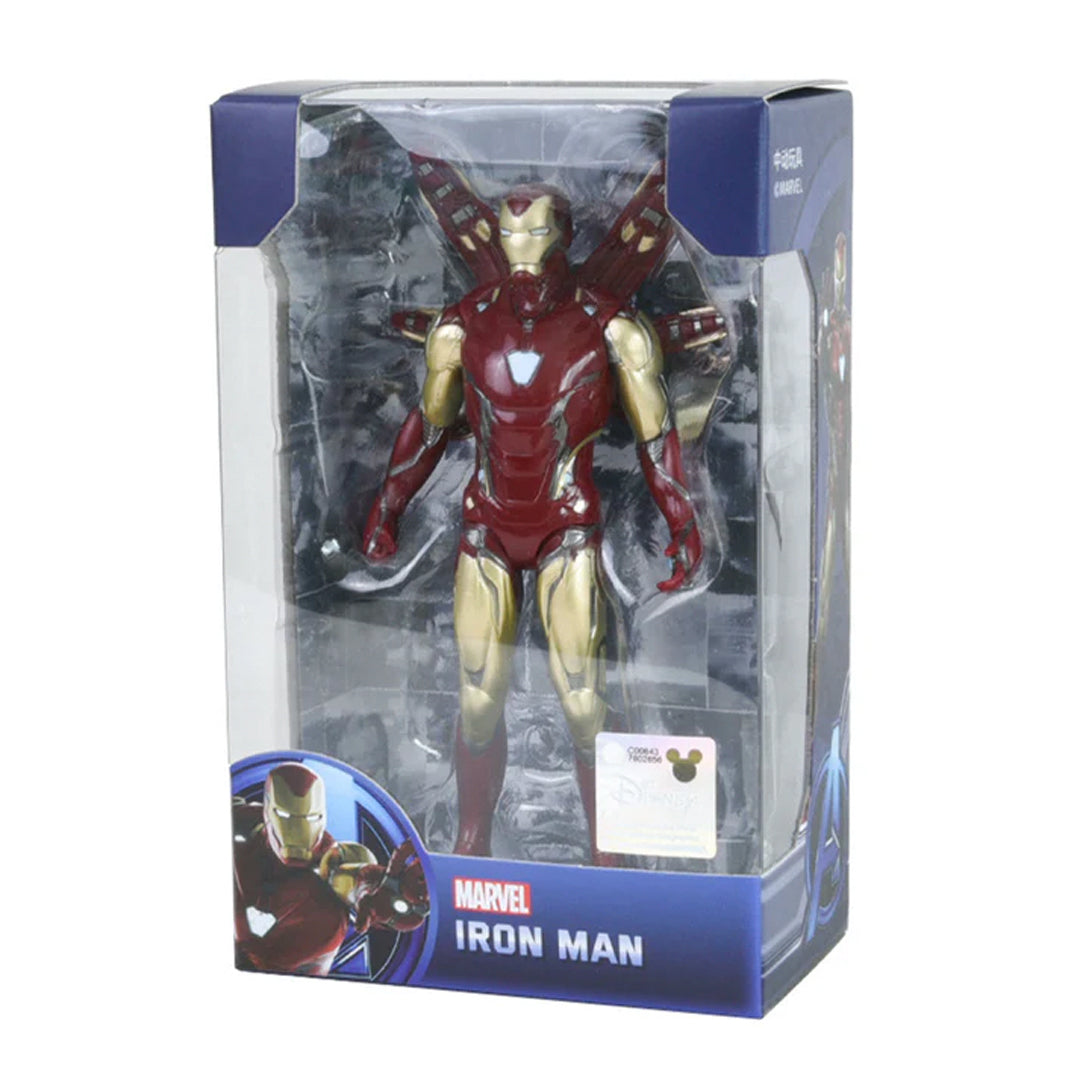 ZD Toys Iron Man Action Figure – 4 Inch | Premium Marvel Collectible | Red & Gold Armor Figurine
