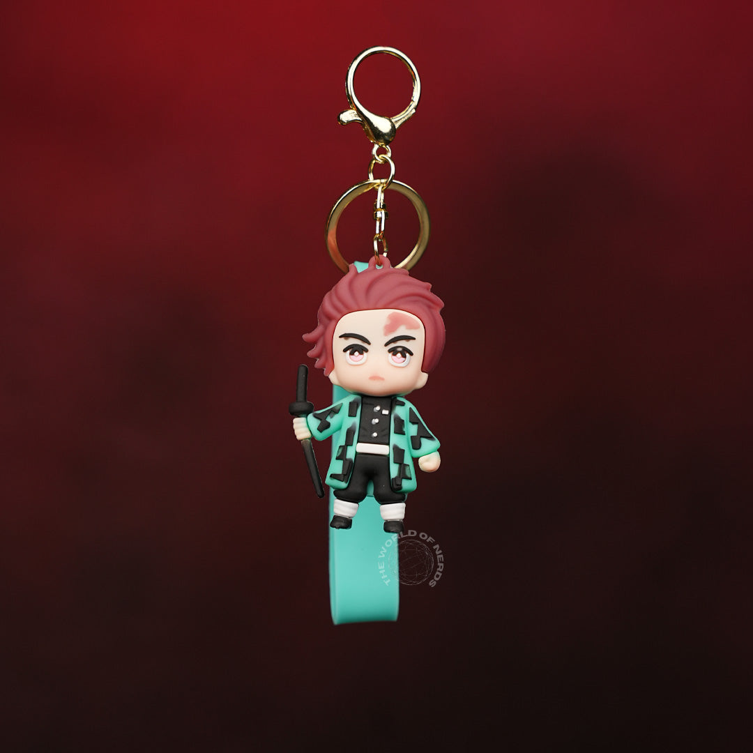 Tanjiro Kamado Sword Chibi Anime Keychain