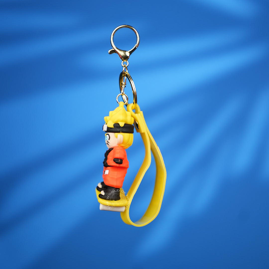 Naruto Uzumaki Skateboard Keychain