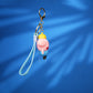 Blue Peppa Pig Character Strap Keychain