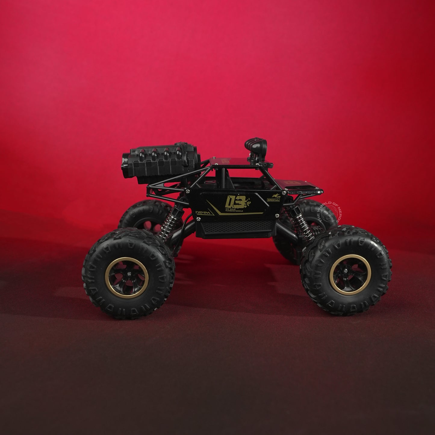 R/C-ROCK CRAWLER WITH SMOKE BLACK - The World Of Nerds
