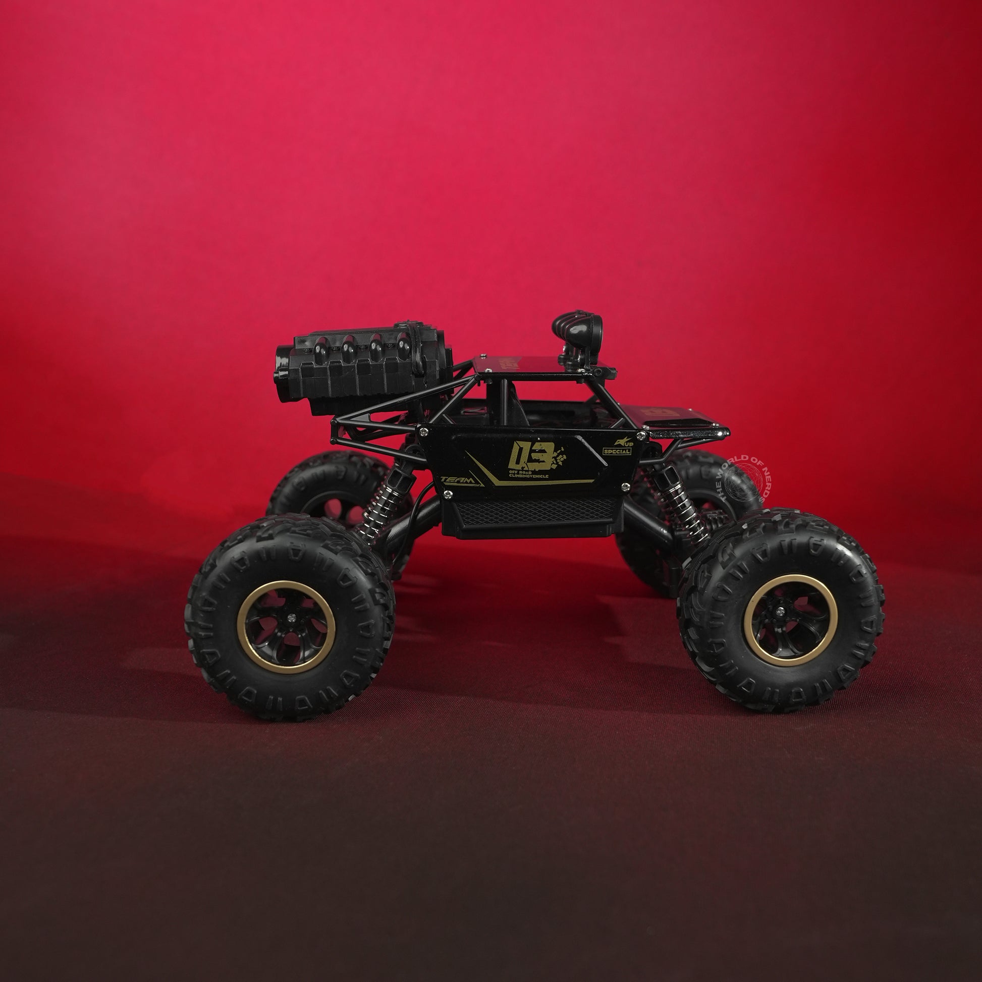 R/C-ROCK CRAWLER WITH SMOKE BLACK - The World Of Nerds