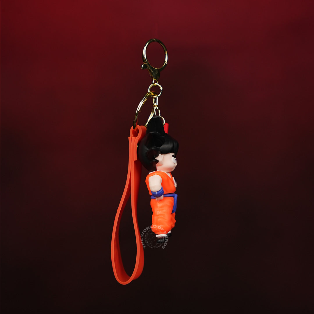 Goku Power Staff  Orange Outfit Keychain