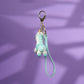 Light Blue Unicorn Cute Strap Keychain