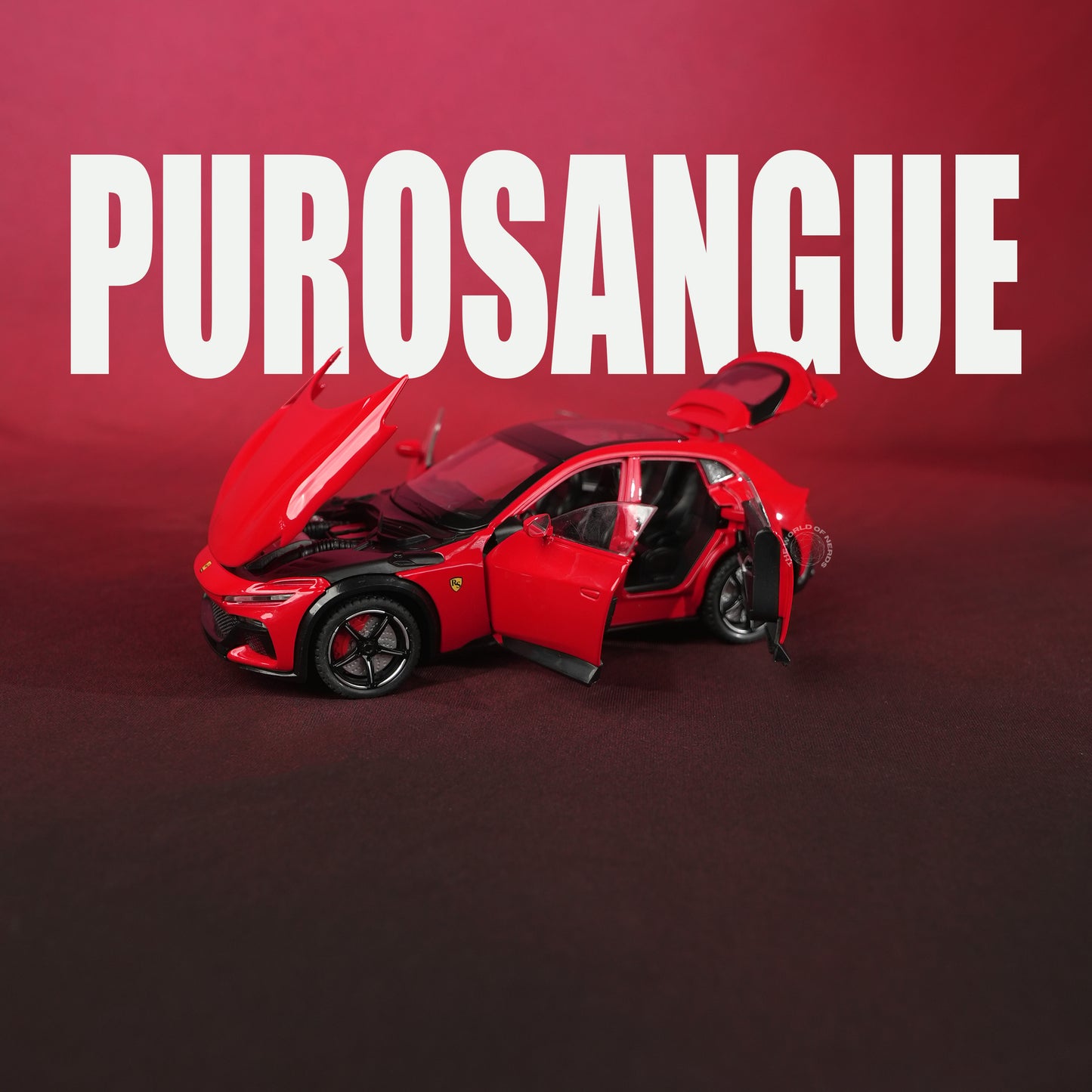 Ferrari Purosangue Diecast Model Car – 1:22 Scale (Red)
