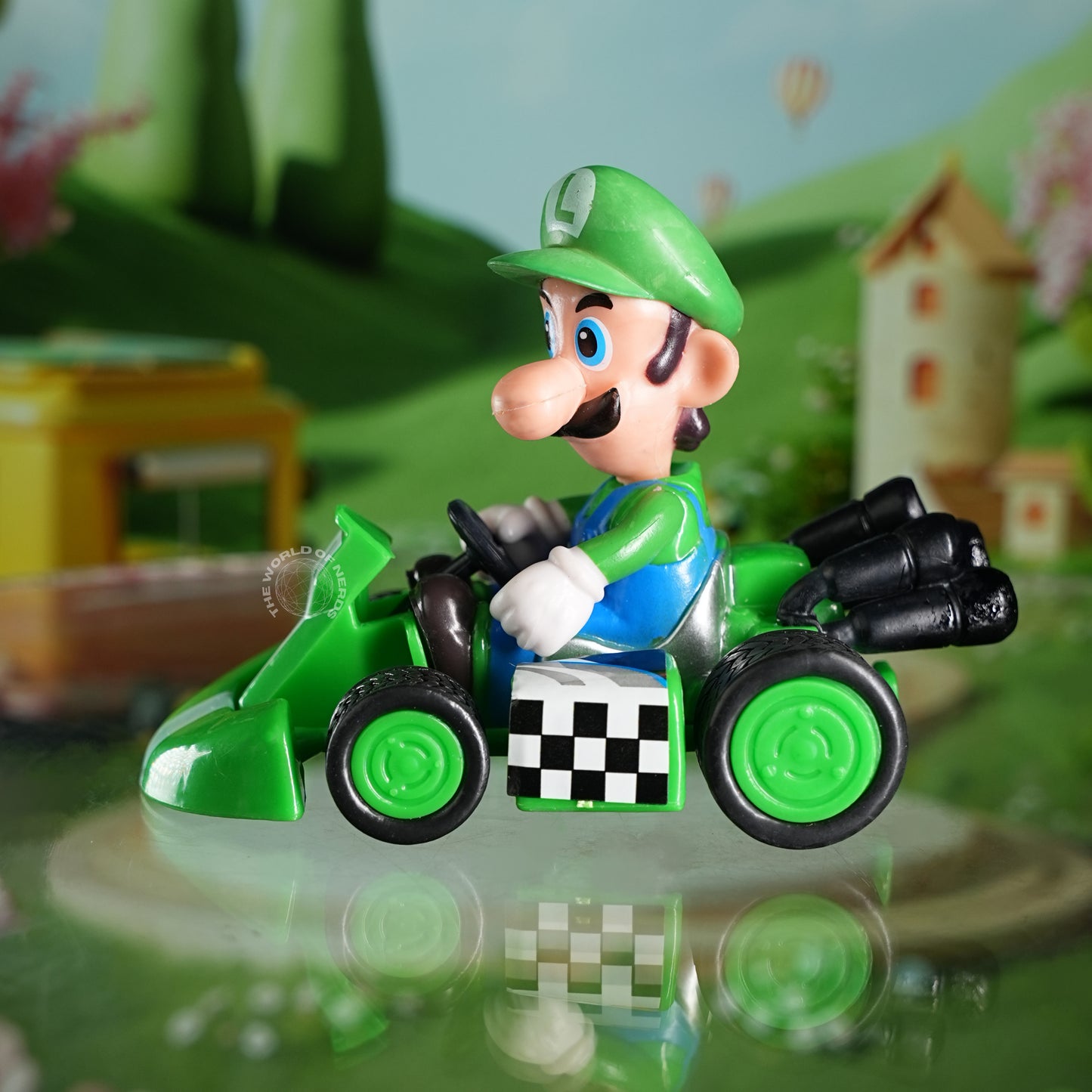 Luigi Mario Kart Racer Collectible Figurin