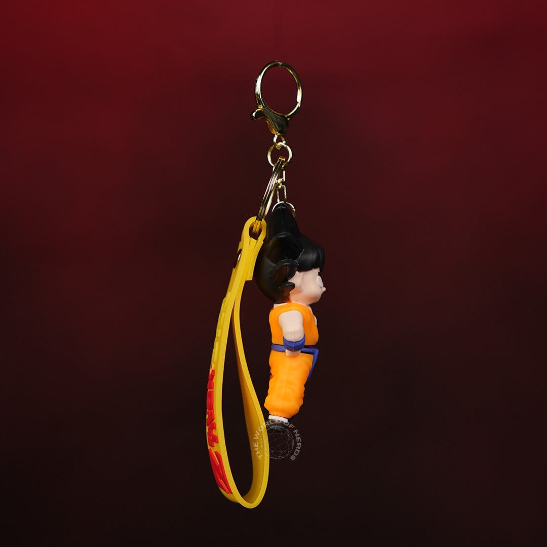 Goku Power Staff Yellow Outfit Keychain