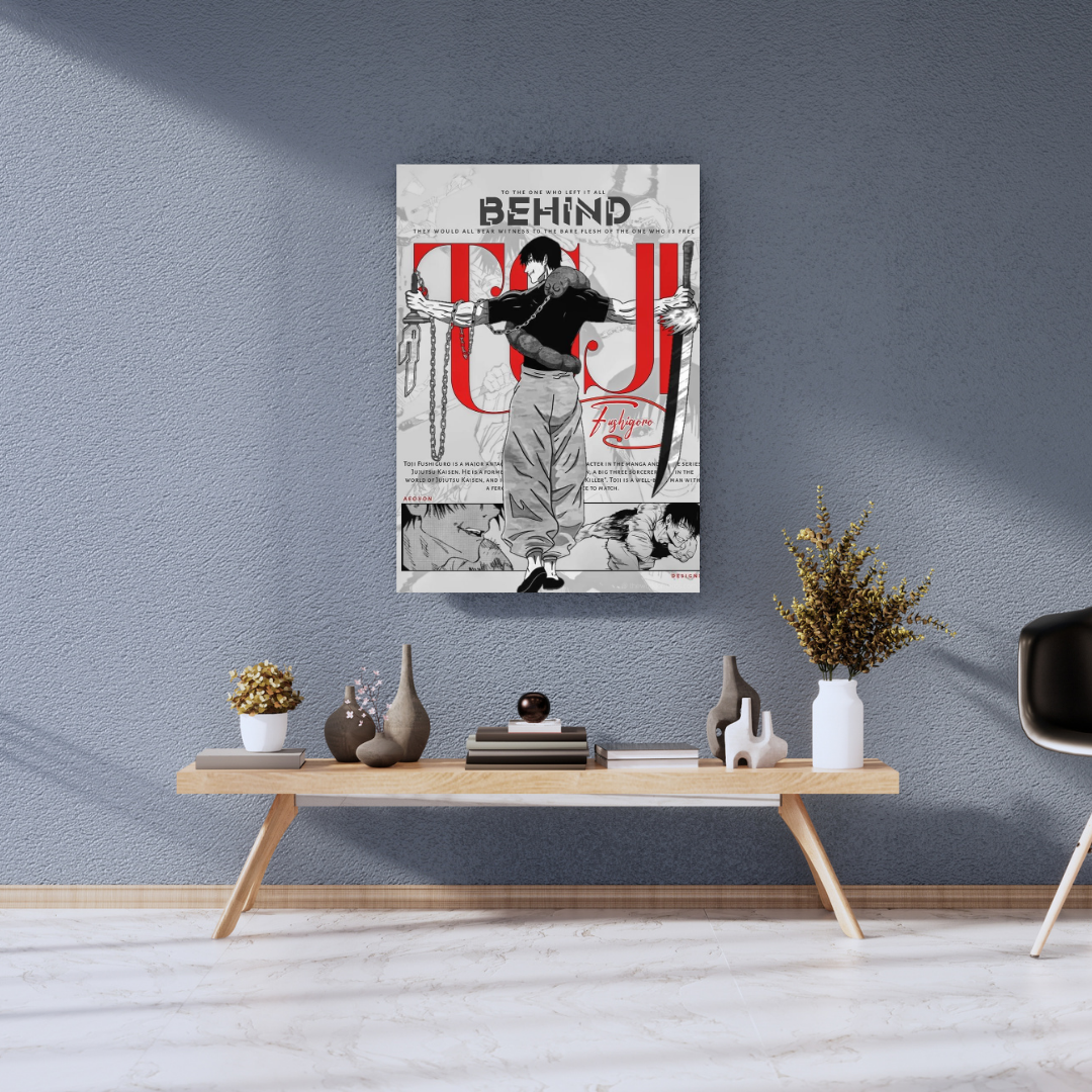 Dark Anime Warrior A3+ HD Manga Style Wall Poster - The World Of Nerds