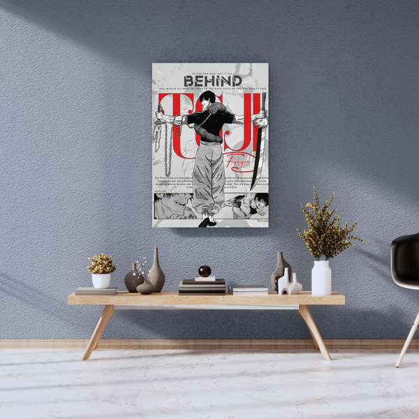 Dark Anime Warrior A3+ HD Manga Style Wall Poster