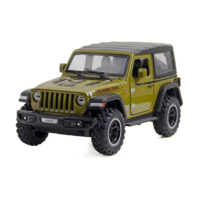RMZ City Jeep Wrangler Rubicon 2DR Pullback Scale Model - 1:32 - 2