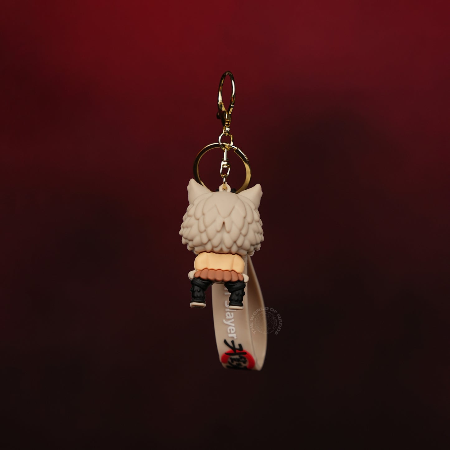 Inosuke Hashibira Crossed Swords Chibi Keychain