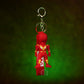 Iron Man Classic Chibi 3D Rubber Keychain with “Hero” Strap - The World Of Nerds
