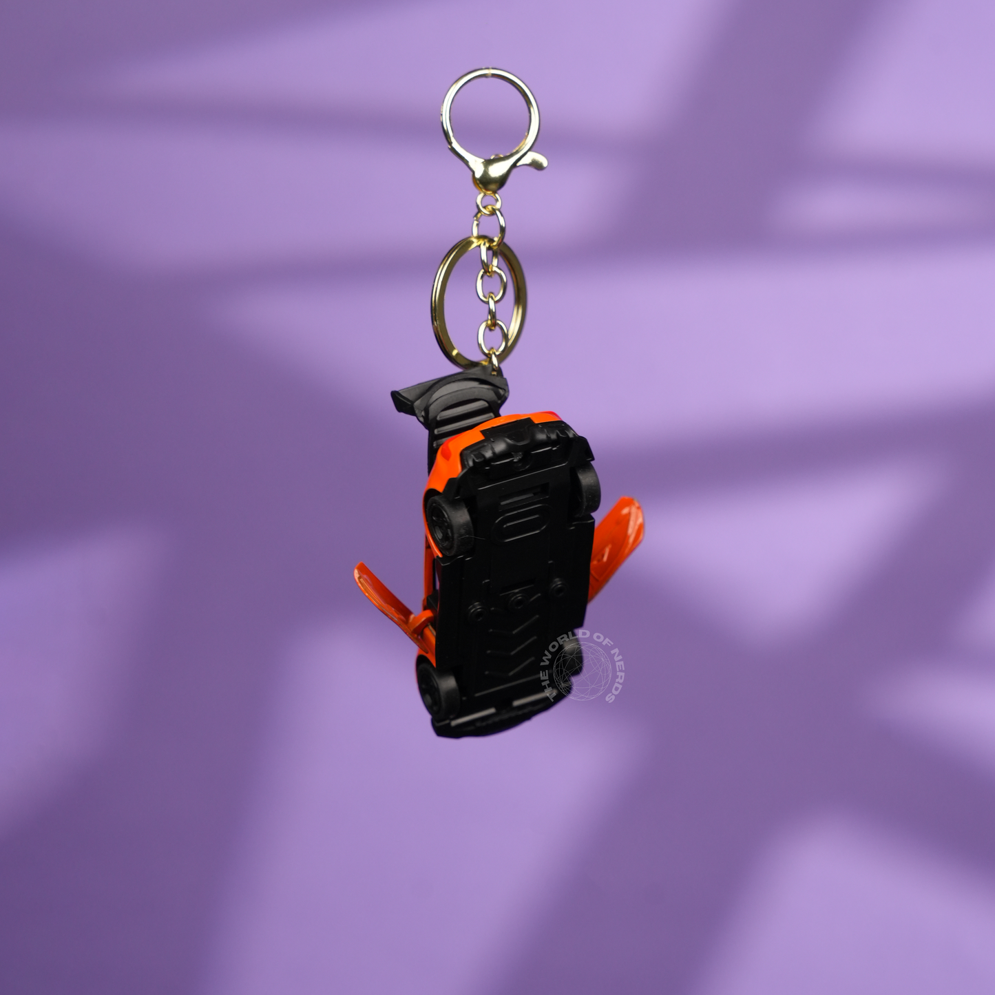 Orange Toyota Supra Car Keychain