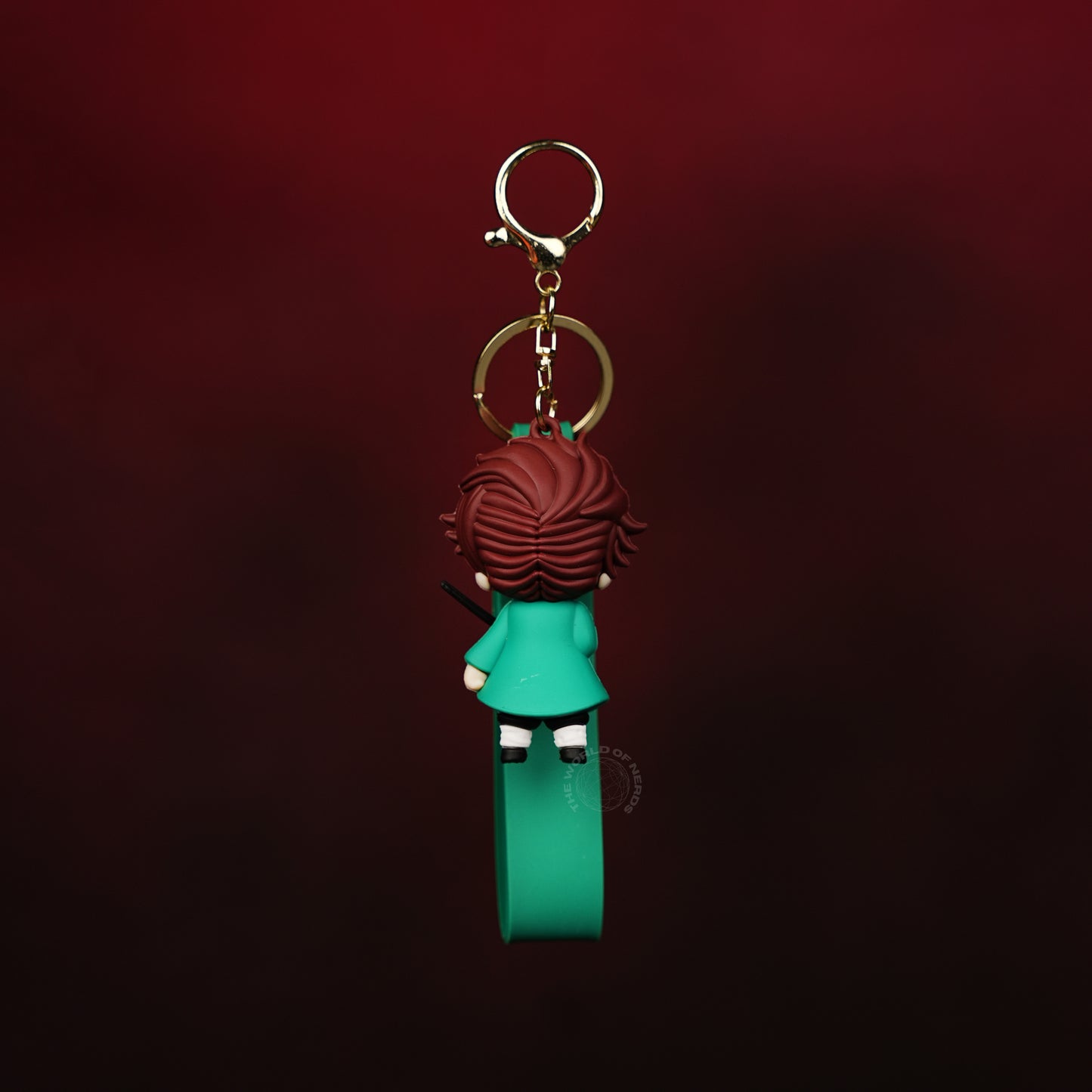 Tanjiro Kamado Action Pose Chibi Keychain