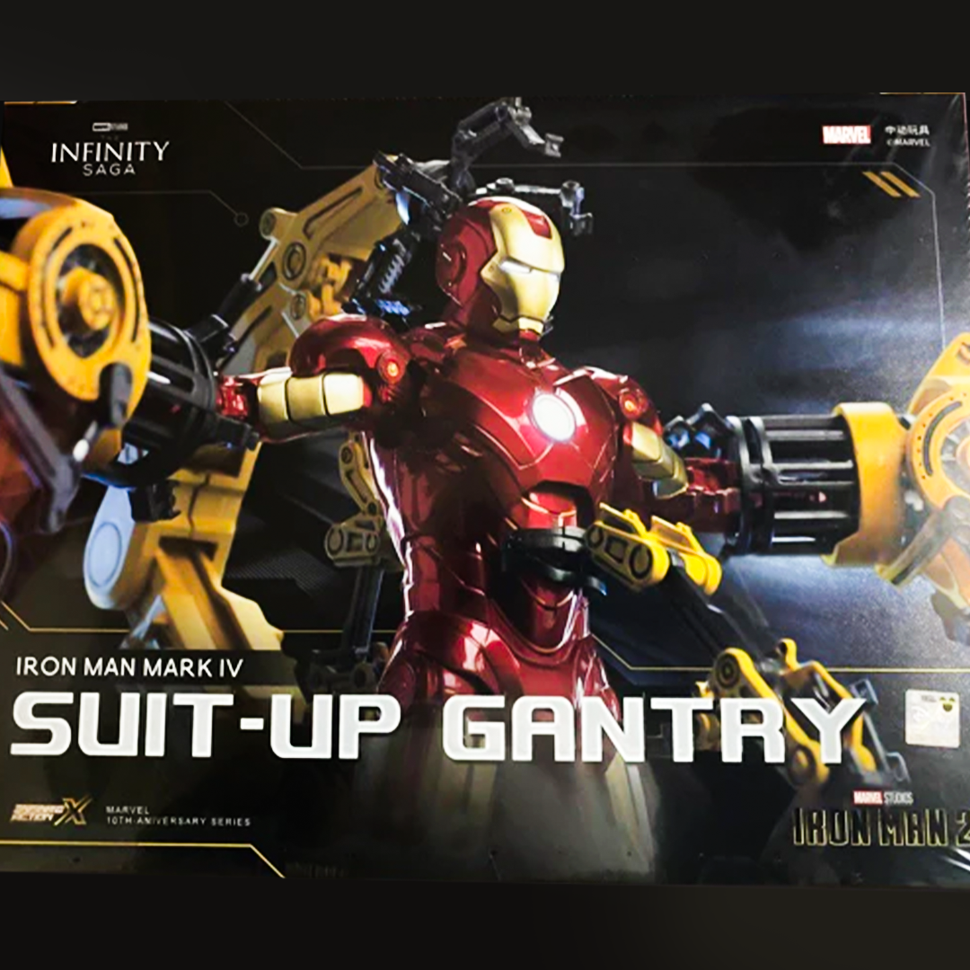 Iron Man Mark 4 Armor with Suit-Up Gantry 1:10 Scale – ZD Toys 10th Anniversary Collectible - The World Of Nerds