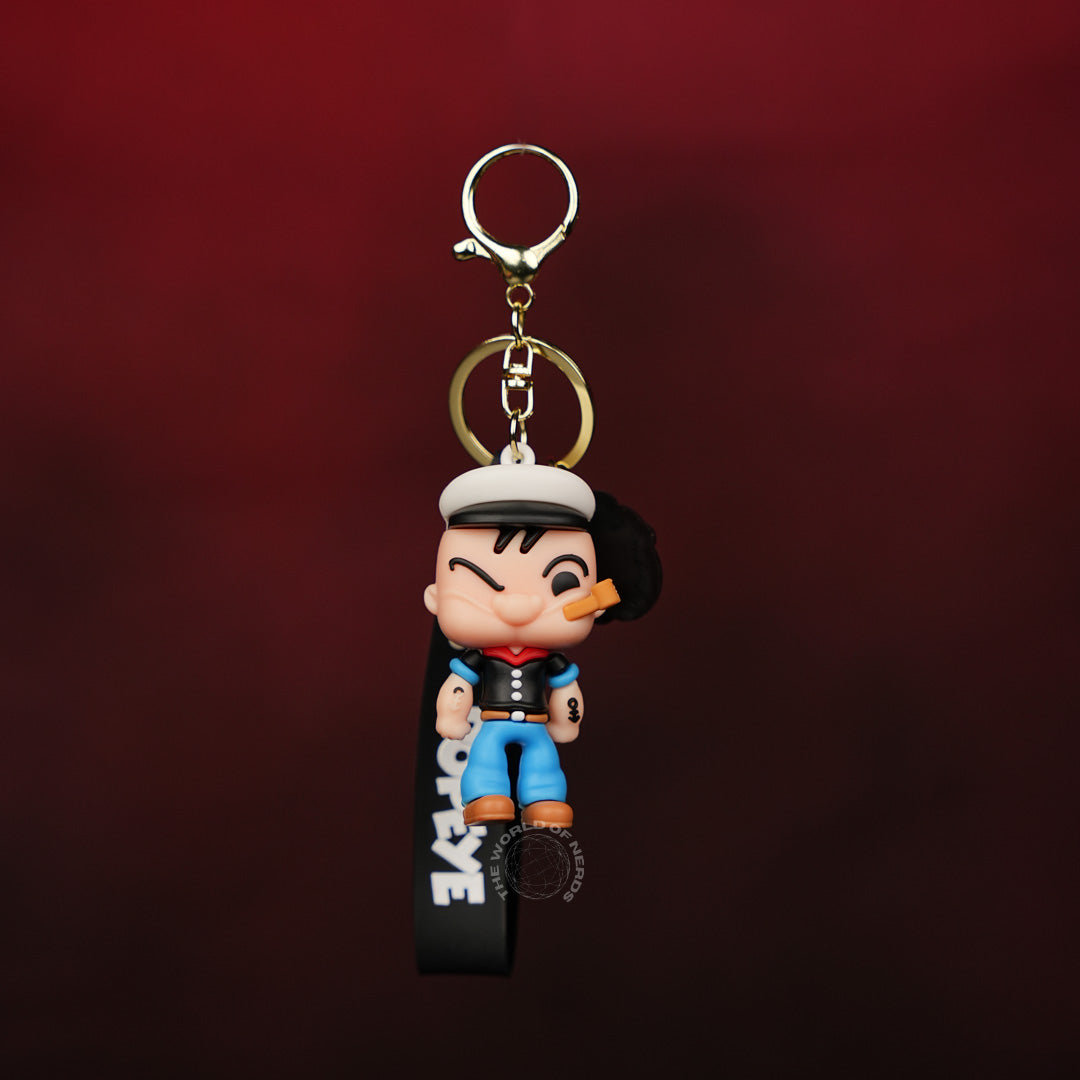 Popeye Cartoon Keychain