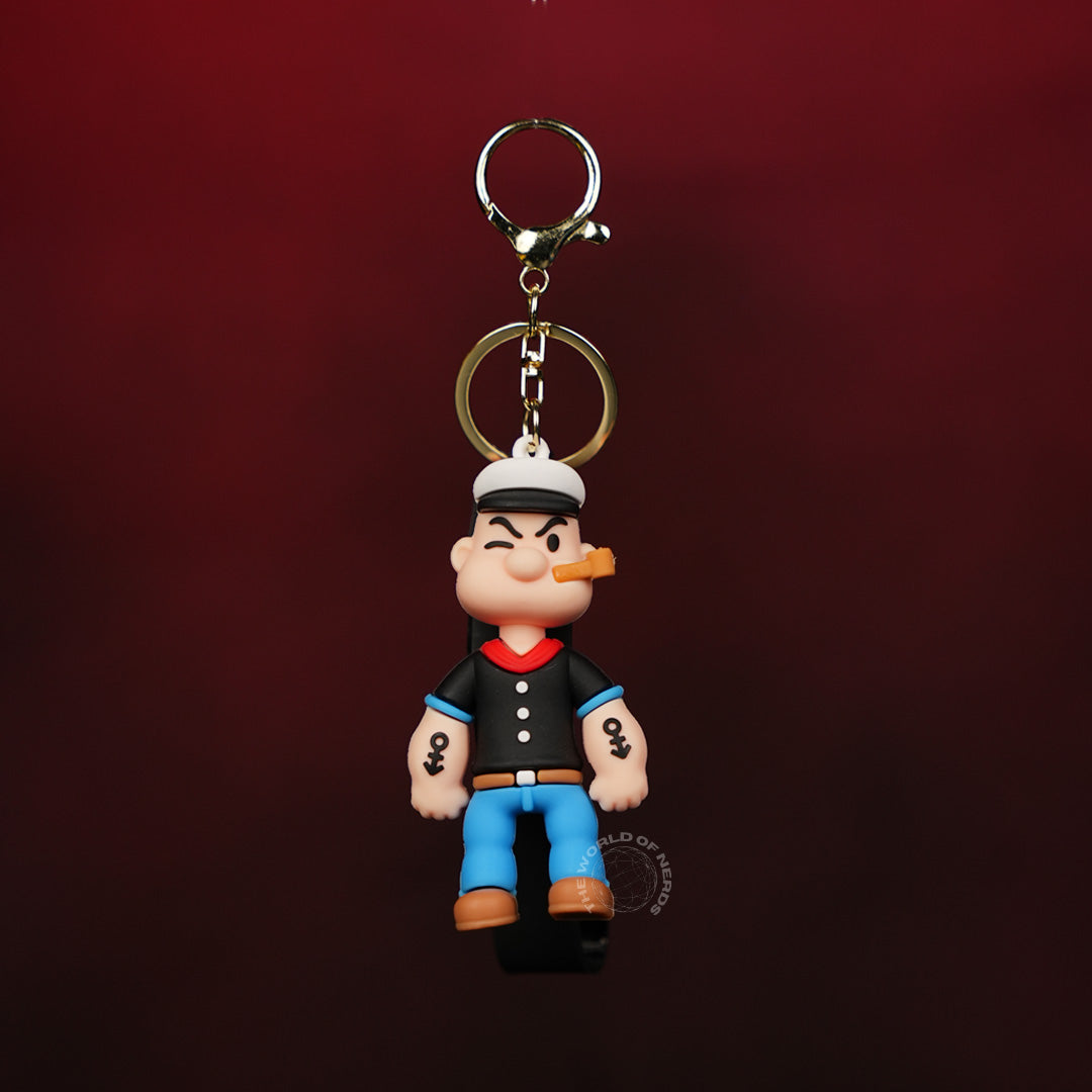 Popeye Cartoon Keychain